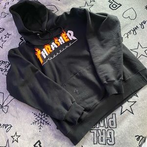 Black Thrasher Hoodie